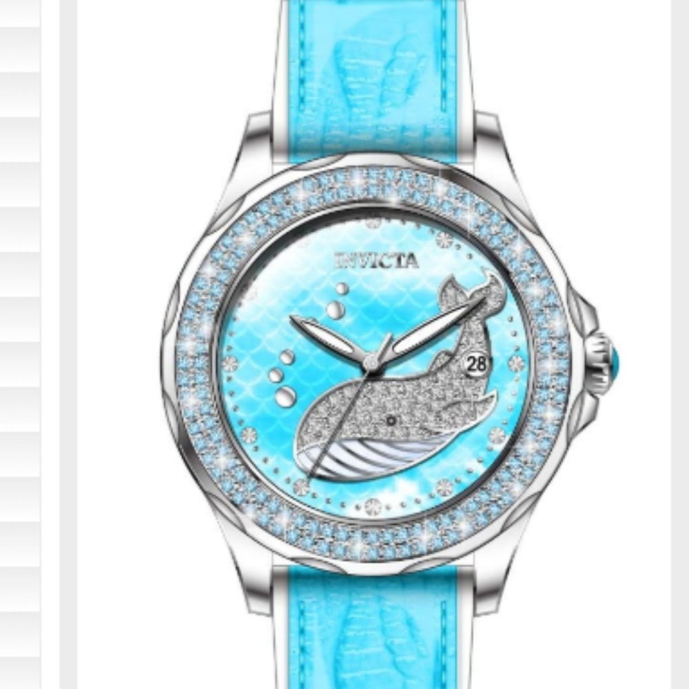 Invicta Ocean Voyage Wildflower Whale Quartz Watch
